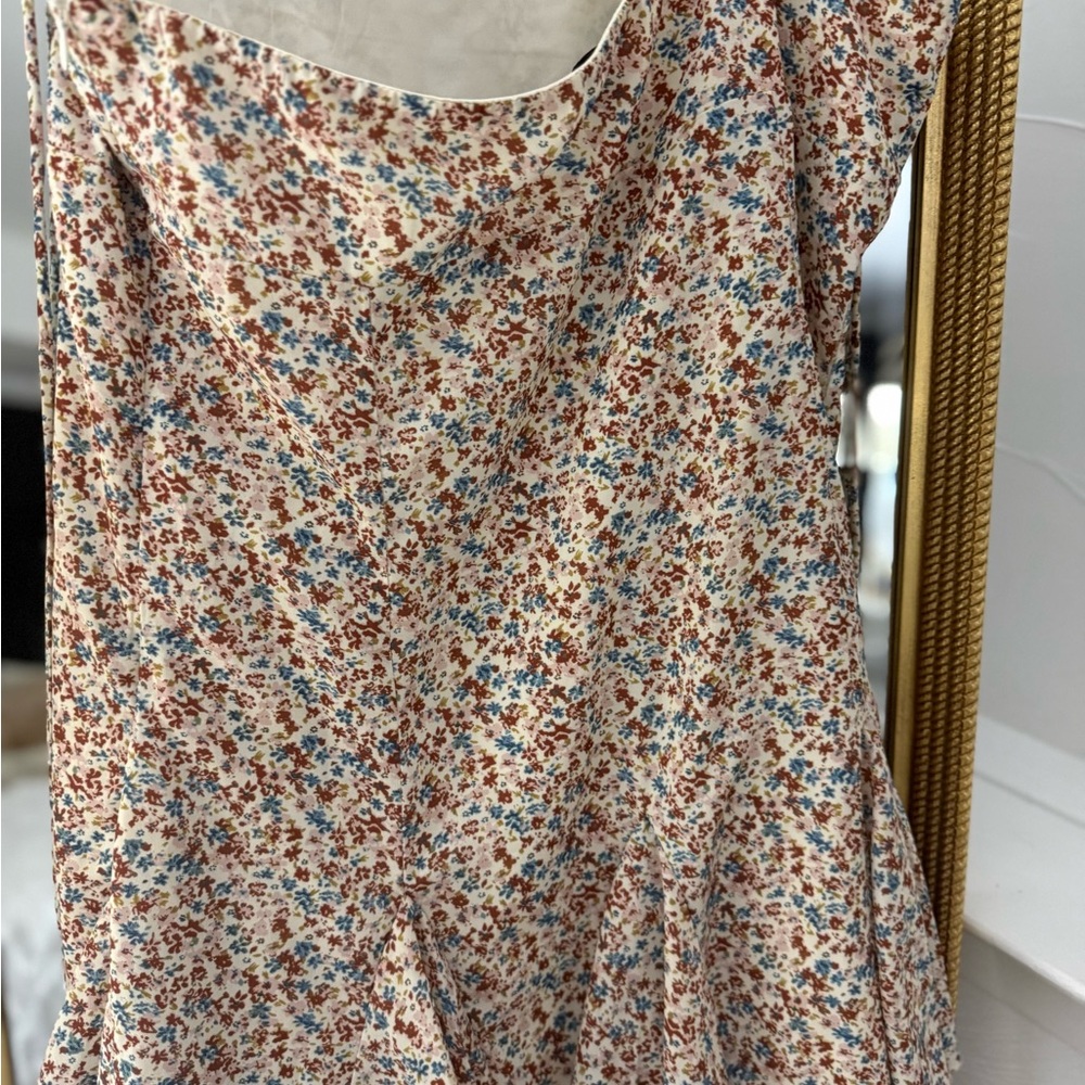 Princess Polly Cream floral Dress - Picture 9 of 11
